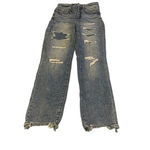 BKE Denim Parker Jeans Women Size 23 Blue Universal Fit High Rise Casual Solid